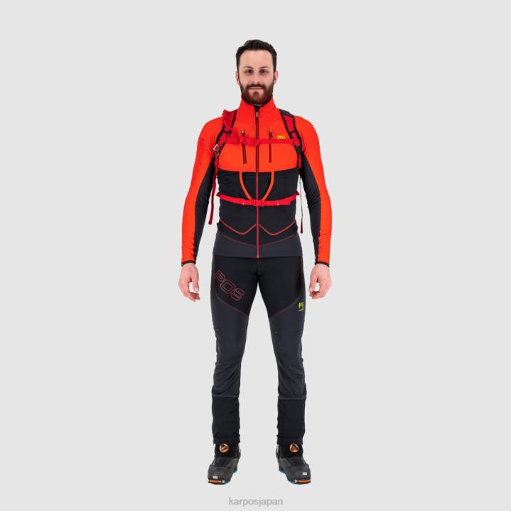 ジャケット| ブラック/グレナデン Karpos 男性 アラーニャ ライト ジャケット F4DL132