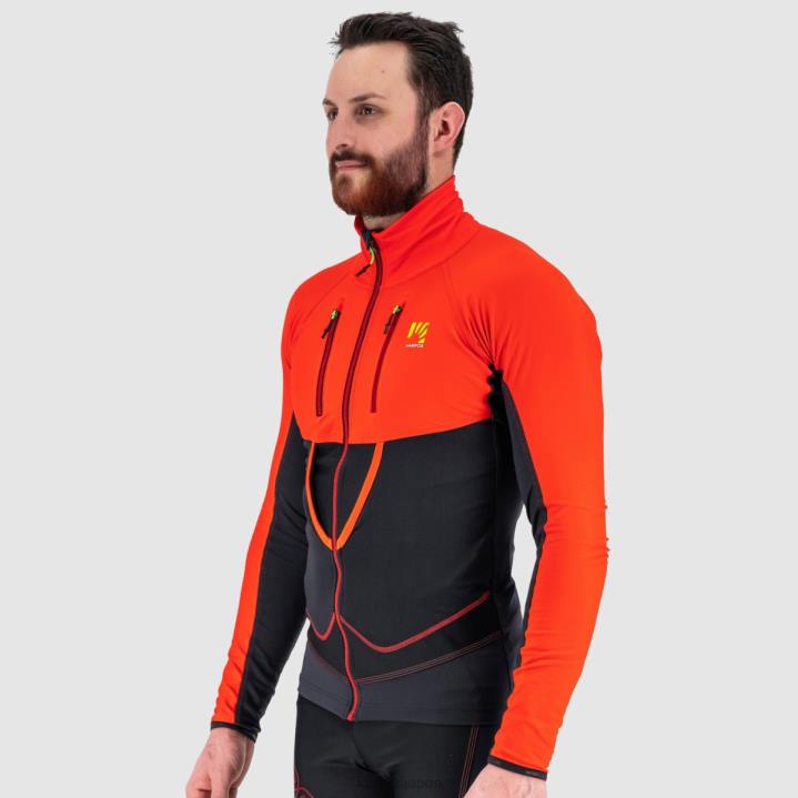 ジャケット| ブラック/グレナデン Karpos 男性 アラーニャ ライト ジャケット F4DL132