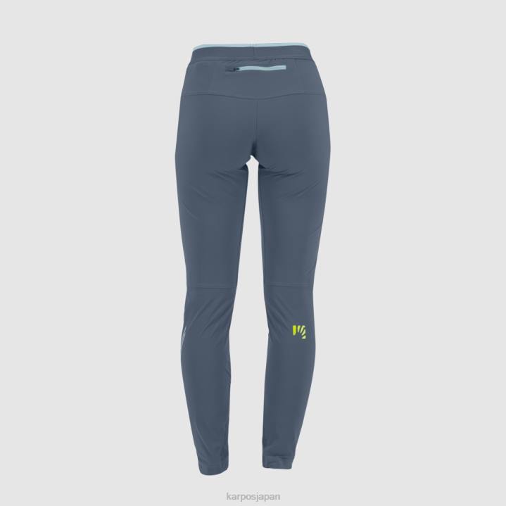 パンツ| ヴィンテージインディゴ/アクアマリン Karpos 女性 トレシーム エボリューション パンツ付き F4DL1443