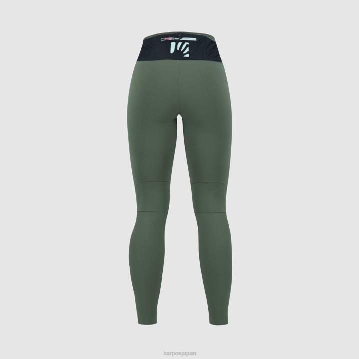 パンツ| タイム/ブラックサンド Karpos 女性 ラバレド冬はタイトです F4DL1516