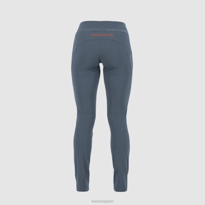 パンツ| ヴィンテージインディゴ/ホットコーラル Karpos 女性 イージーパンツ F4DL1532