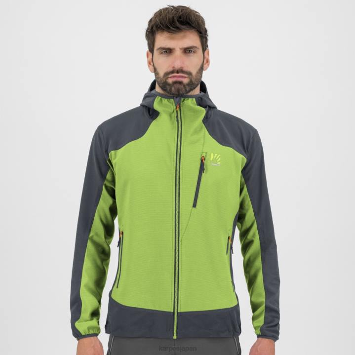 ジャケット| ジャスミングリーン/オンブルブルー Karpos 男性 パレーテ ジャケット F4DL154