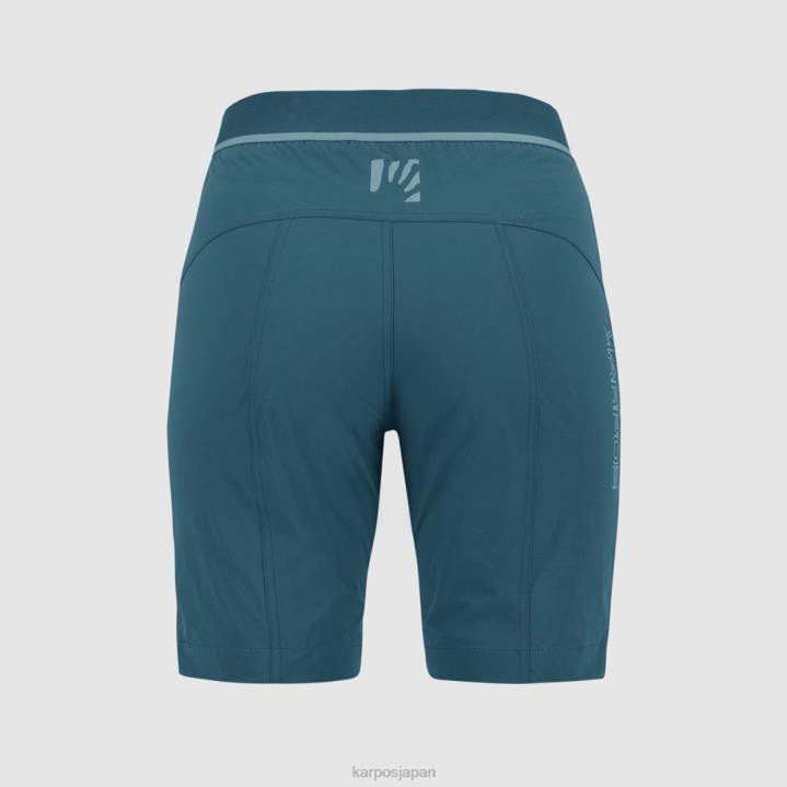 短い| コルセア/アドリアティックブルー Karpos 女性 トレ・シーメ・ウィ・バミューダ F4DL1559