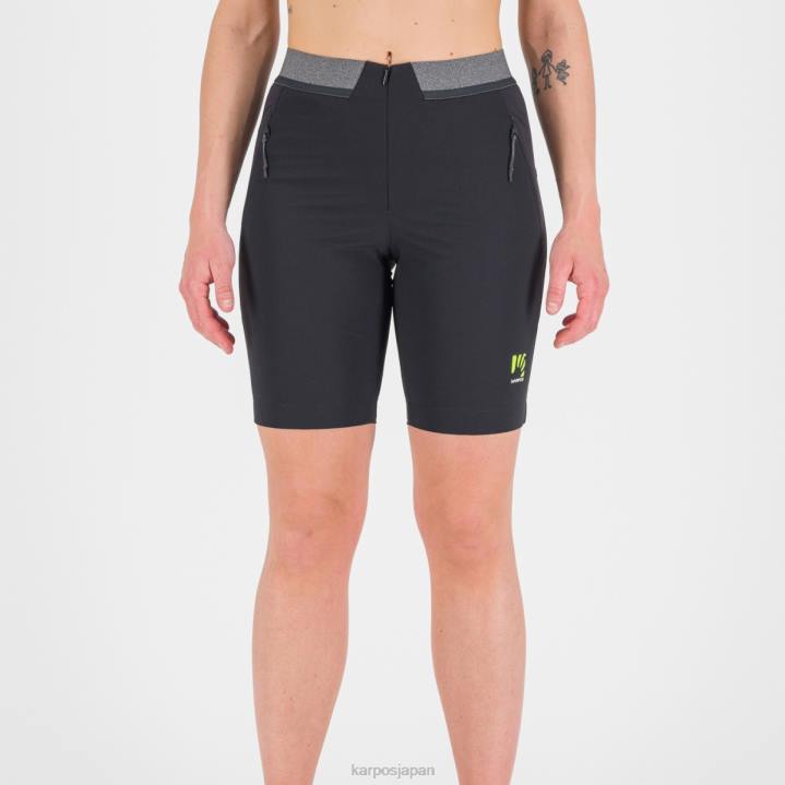 短い| ブラック/ダークグレー Karpos 女性 トレ・シーメ・ウィ・バミューダ F4DL1562