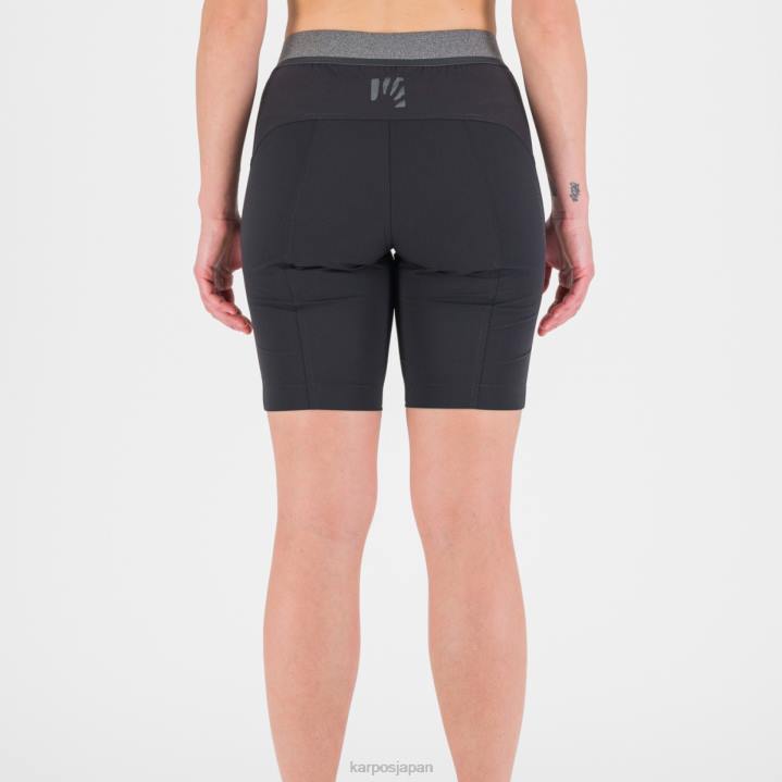 短い| ブラック/ダークグレー Karpos 女性 トレ・シーメ・ウィ・バミューダ F4DL1562