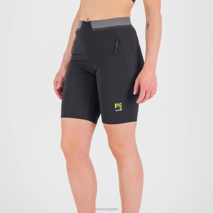 短い| ブラック/ダークグレー Karpos 女性 トレ・シーメ・ウィ・バミューダ F4DL1562
