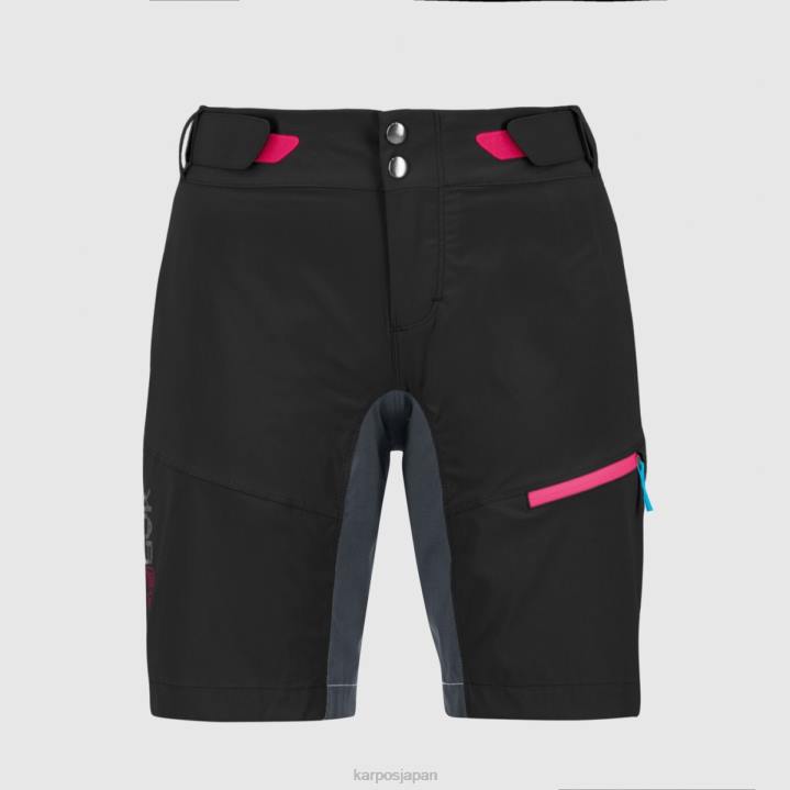 短い| ブラック/ダークグレー Karpos 女性 ヴァル・ヴィオラ・ウィ・ショート F4DL1580