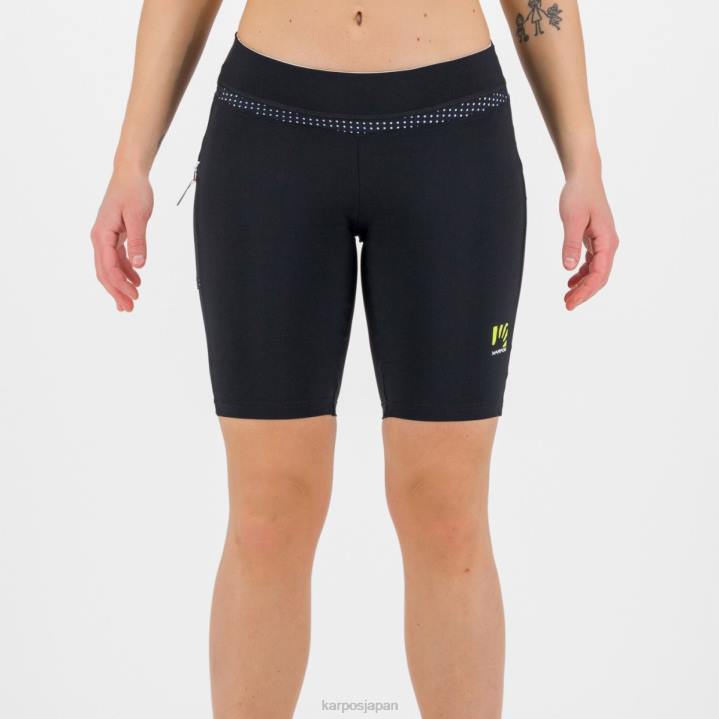 短い| 黒、白 Karpos 女性 のんびりしたバミューダ F4DL1595