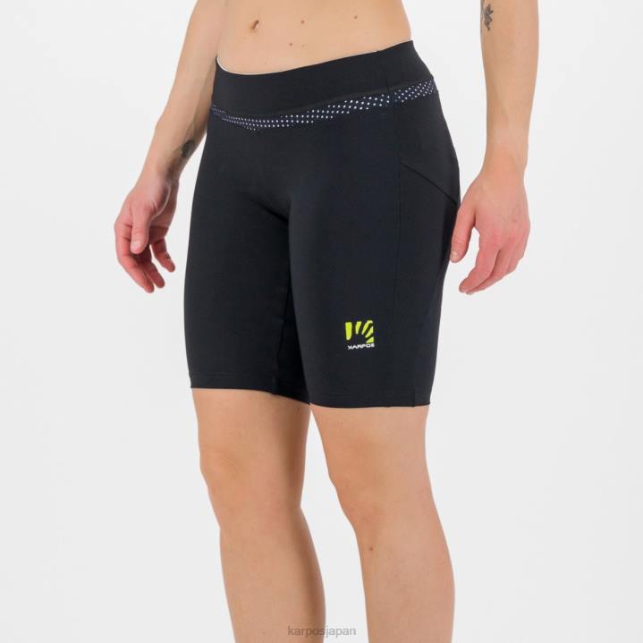 短い| 黒、白 Karpos 女性 のんびりしたバミューダ F4DL1595