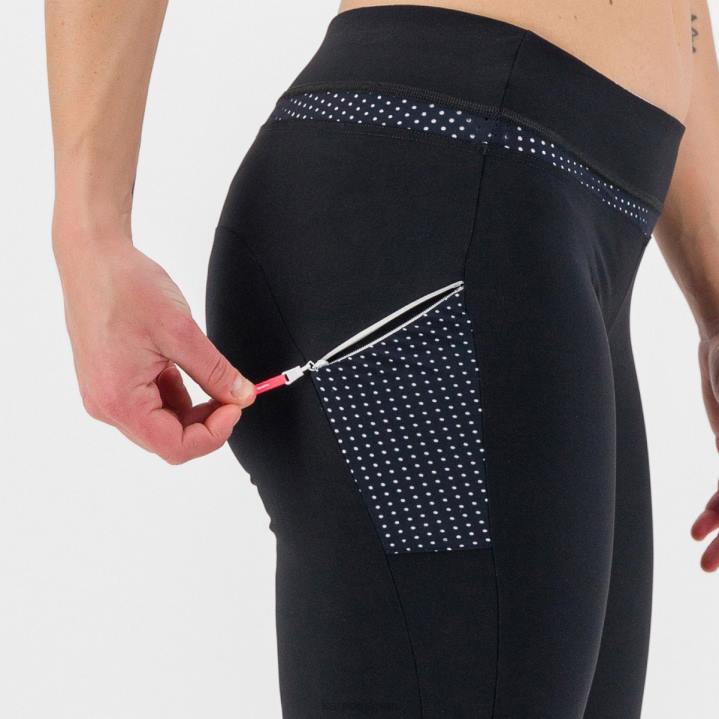 短い| 黒、白 Karpos 女性 のんびりしたバミューダ F4DL1595