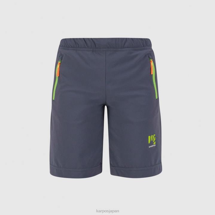 短い| オンブルブルー/ジャスミングリーン Karpos 女性 ファンタジア キッド バミューダ F4DL1605