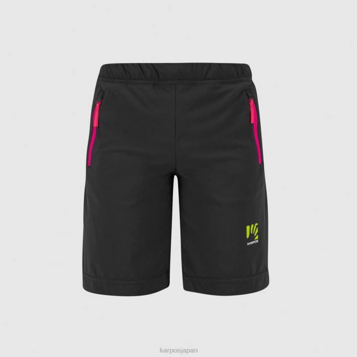 短い| 黒/ほのめかし Karpos 女性 ファンタジア キッド バミューダ F4DL1606