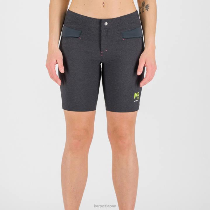 短い| ブラック/ダークグレー Karpos 女性 バミューダ諸島のドラダ F4DL1615