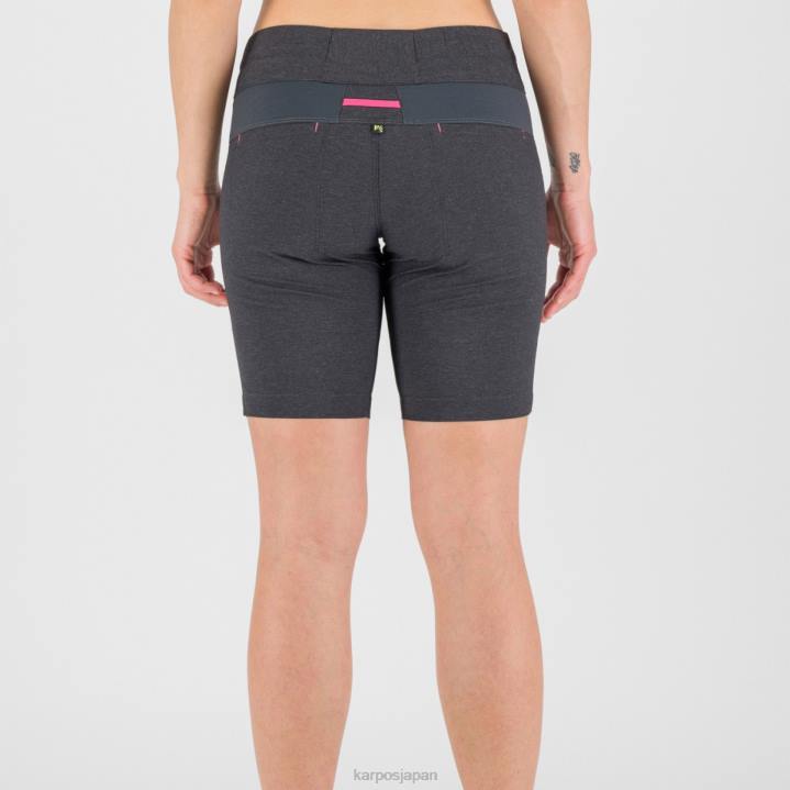 短い| ブラック/ダークグレー Karpos 女性 バミューダ諸島のドラダ F4DL1615