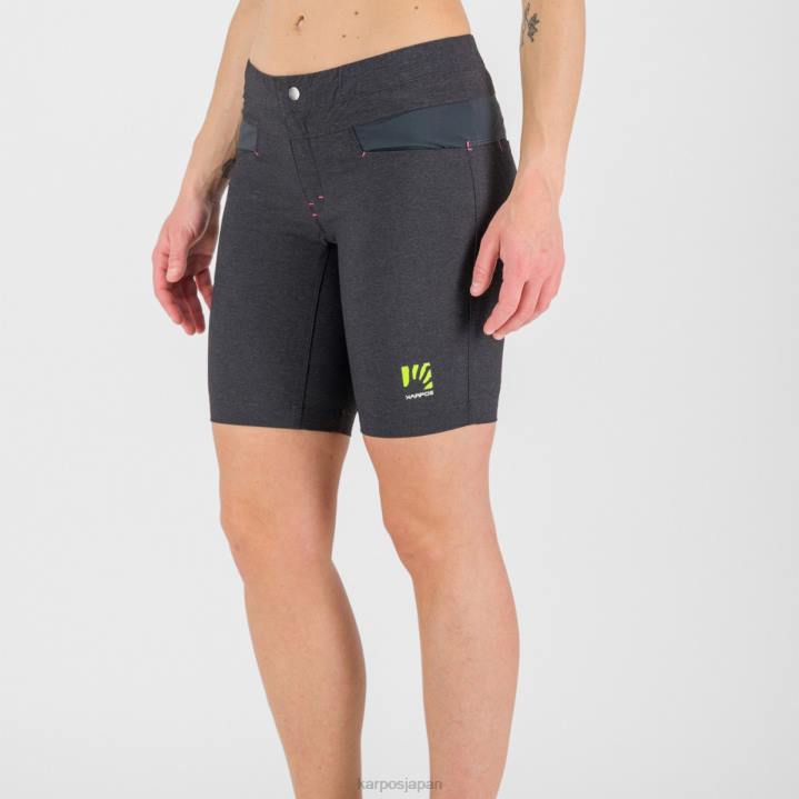 短い| ブラック/ダークグレー Karpos 女性 バミューダ諸島のドラダ F4DL1615