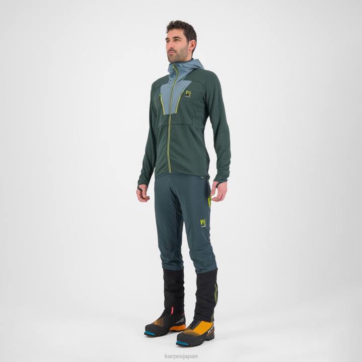 パーカー| 森林/北大西洋 Karpos 男性 最高のパーカーフリース F4DL167