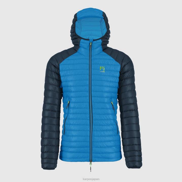 ジャケット| ディーバブルー/ミッドナイト Karpos 男性 アラーニャ ダウンジャケット F4DL17