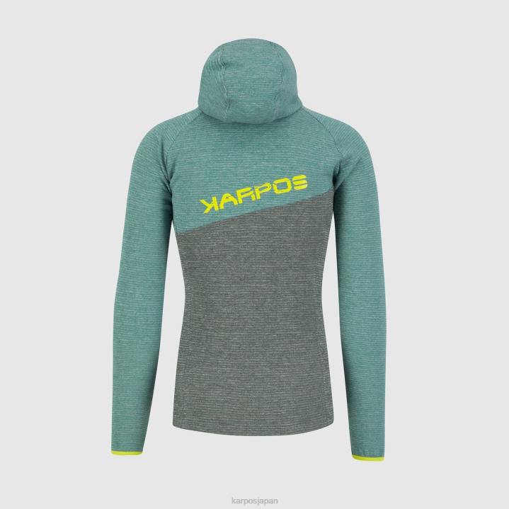 パーカー| 森林/北大西洋 Karpos 男性 カモシオ フルジップパーカー F4DL177