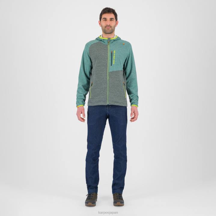 パーカー| 森林/北大西洋 Karpos 男性 カモシオ フルジップパーカー F4DL177