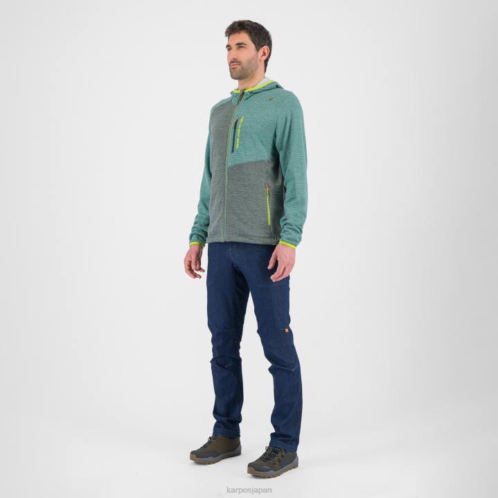 パーカー| 森林/北大西洋 Karpos 男性 カモシオ フルジップパーカー F4DL177