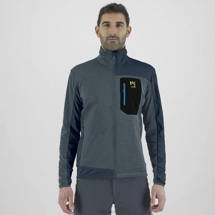 フリース| ダークスレート/ミッドナイト Karpos 男性 チャーツフリース F4DL186