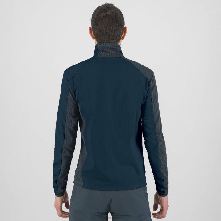 フリース| ダークスレート/ミッドナイト Karpos 男性 チャーツフリース F4DL186