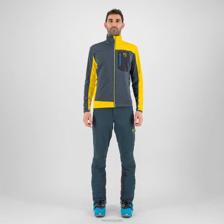 フリース| 真夜中/硫黄 Karpos 男性 チャーツフリース F4DL188