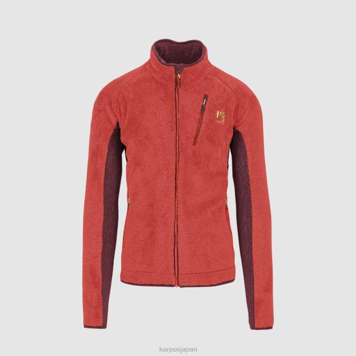 フリース| グレナデン/バイクレッド Karpos 男性 頂点フリース F4DL193