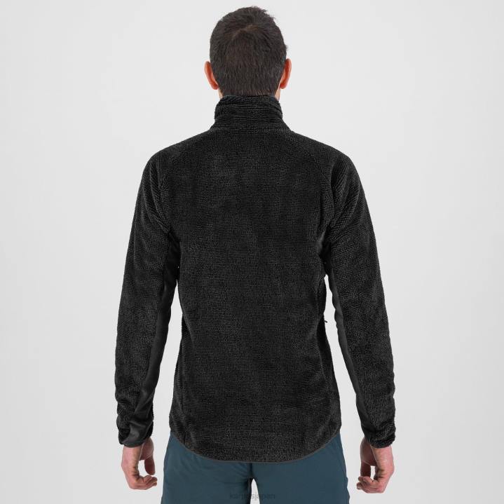 フリース| 黒 Karpos 男性 頂点フリース F4DL198