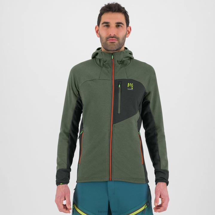 パーカー| タイム/ブラックサンド Karpos 男性 メゾディ パーカー フリース F4DL206