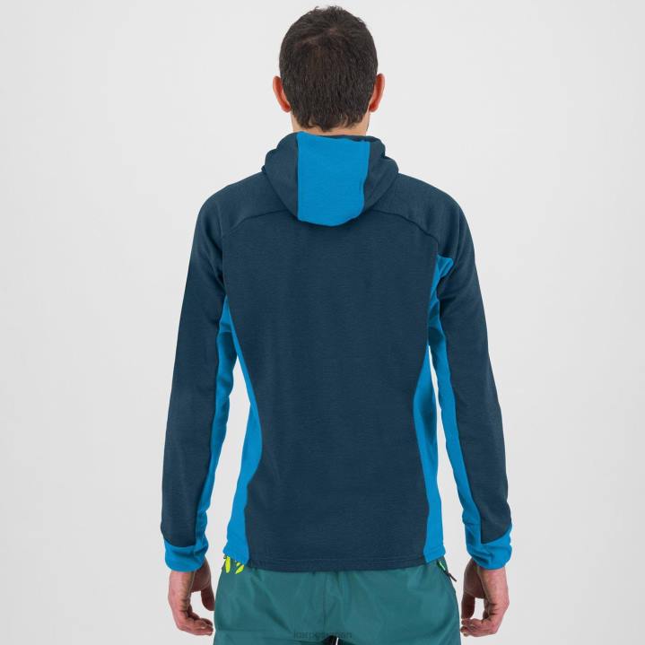 パーカー| ミッドナイト/ディーバブルー Karpos 男性 メゾディ パーカー フリース F4DL207