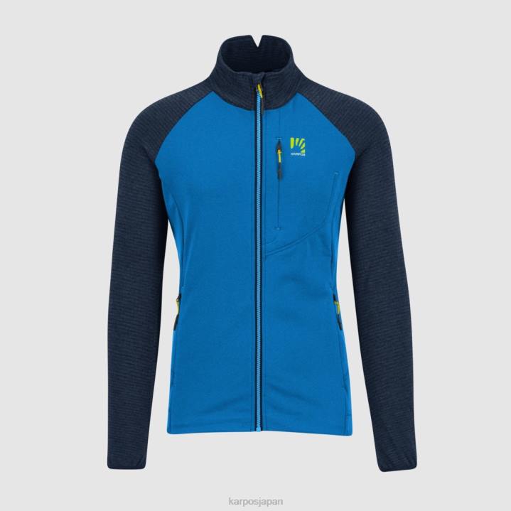 フリース| インディゴホオジロ/宇宙 Karpos 男性 ピッツォッコ エボ フルジップ フリース F4DL212