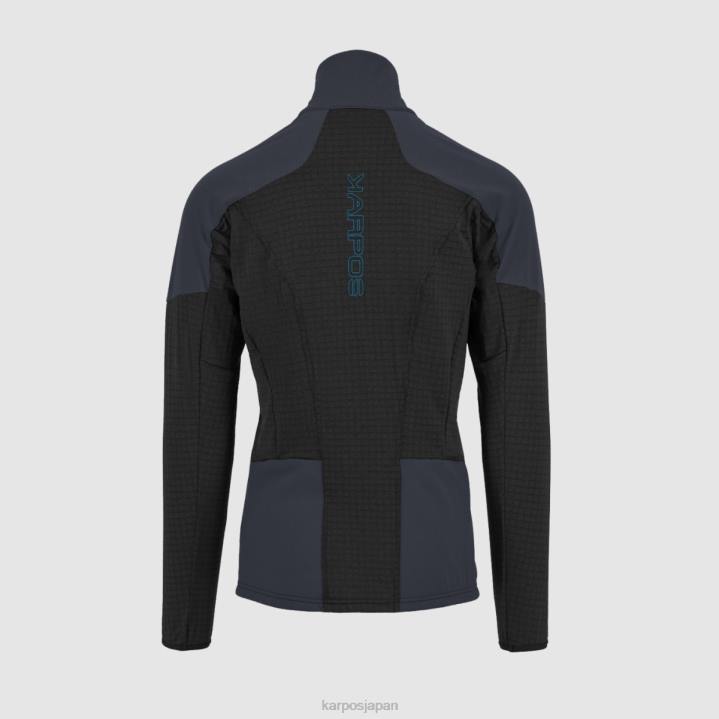 フリース| 黒/墨汁 Karpos 男性 プエズフリース F4DL221