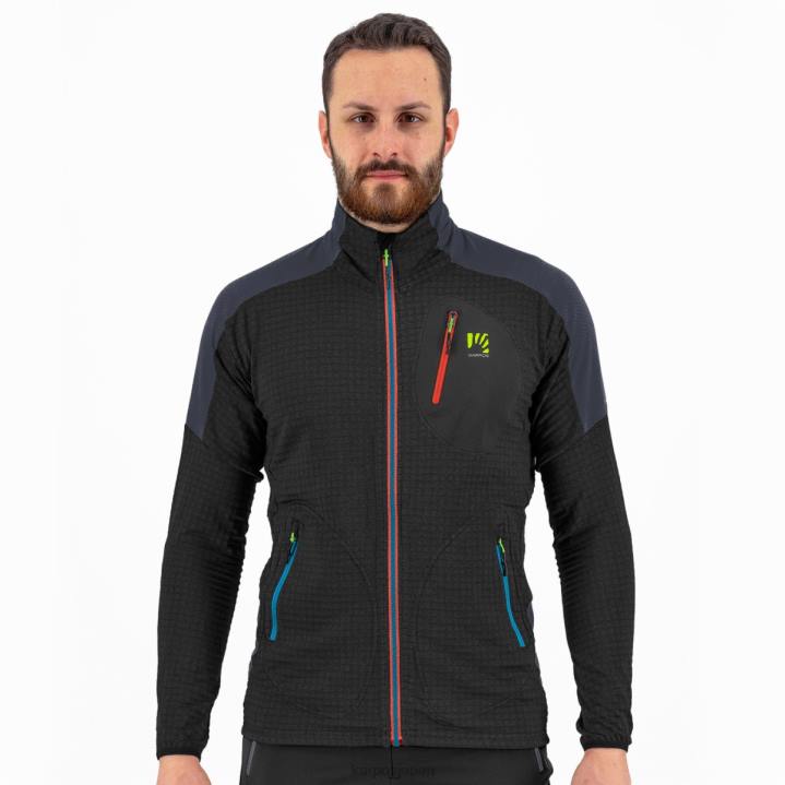 フリース| 黒/墨汁 Karpos 男性 プエズフリース F4DL221