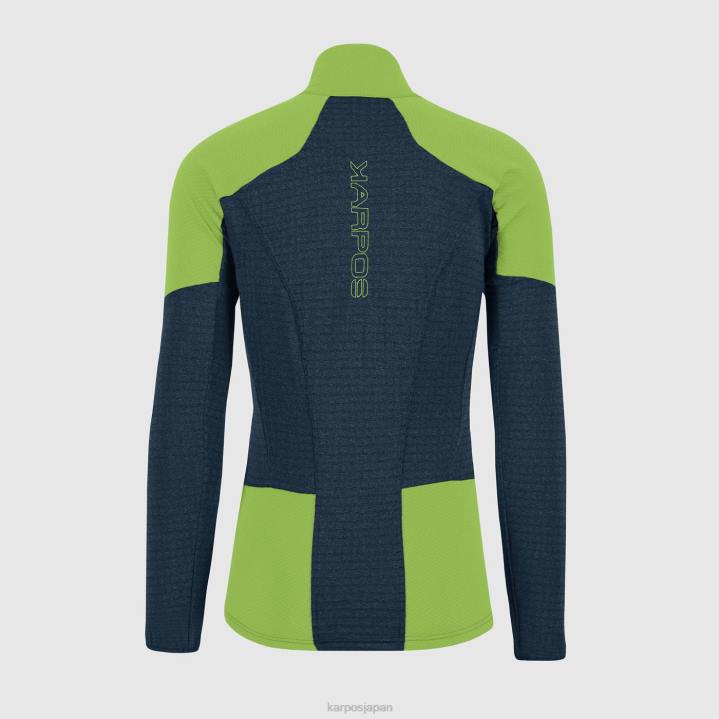 フリース| ミッドナイト/グリーンフラッシュ Karpos 男性 プエズフリース F4DL222