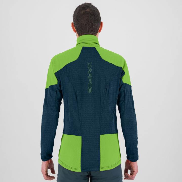 フリース| ミッドナイト/グリーンフラッシュ Karpos 男性 プエズフリース F4DL222