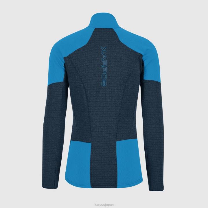 フリース| ミッドナイト/ディーバブルー Karpos 男性 プエズフリース F4DL223