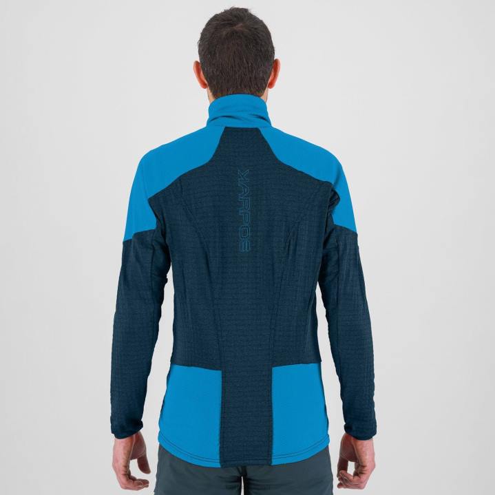 フリース| ミッドナイト/ディーバブルー Karpos 男性 プエズフリース F4DL223