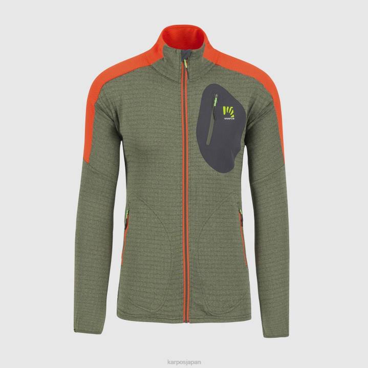 フリース| タイム/スパイシーオレンジ Karpos 男性 プエズフリース F4DL224