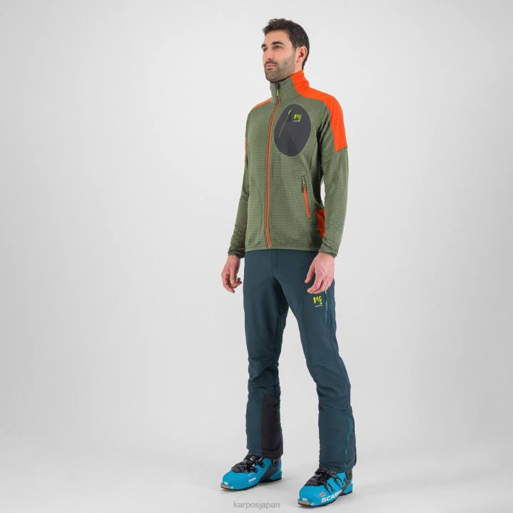 フリース| タイム/スパイシーオレンジ Karpos 男性 プエズフリース F4DL224