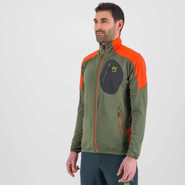 フリース| タイム/スパイシーオレンジ Karpos 男性 プエズフリース F4DL224