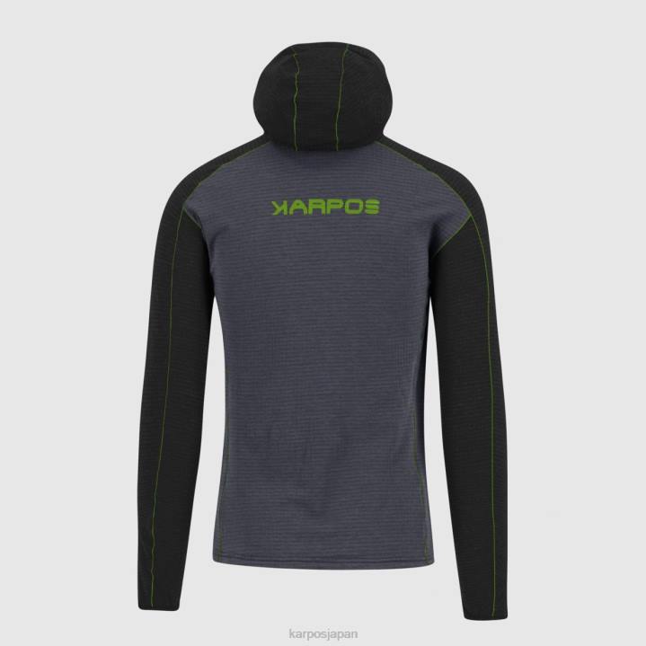 フリース| オンブルブルー/ブラック Karpos 男性 アンブリッツォーラ フルジップパーカー F4DL228