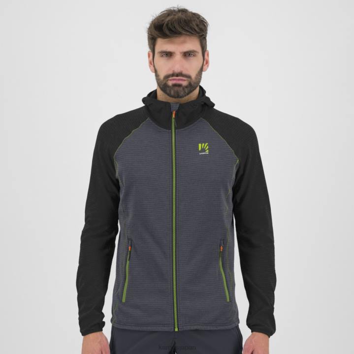 フリース| オンブルブルー/ブラック Karpos 男性 アンブリッツォーラ フルジップパーカー F4DL228