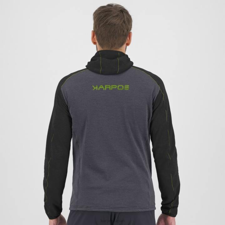 フリース| オンブルブルー/ブラック Karpos 男性 アンブリッツォーラ フルジップパーカー F4DL228
