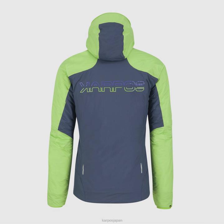 ジャケット| ミッドナイト/グリーンフラッシュ Karpos 男性 ビンソンエボジャケット F4DL22