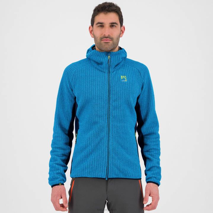 パーカー| ディーバブルー/ミッドナイト Karpos 男性 ロケッタ パーカー フリース F4DL230