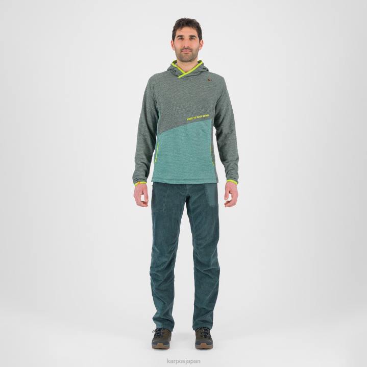 フリース| 森林/北大西洋 Karpos 男性 カモシオパーカー F4DL232