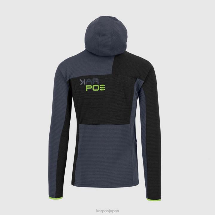 フリース| ブラック/オンブルブルー/ジャスミングリーン Karpos 男性 ヌヴォラウフリース F4DL236