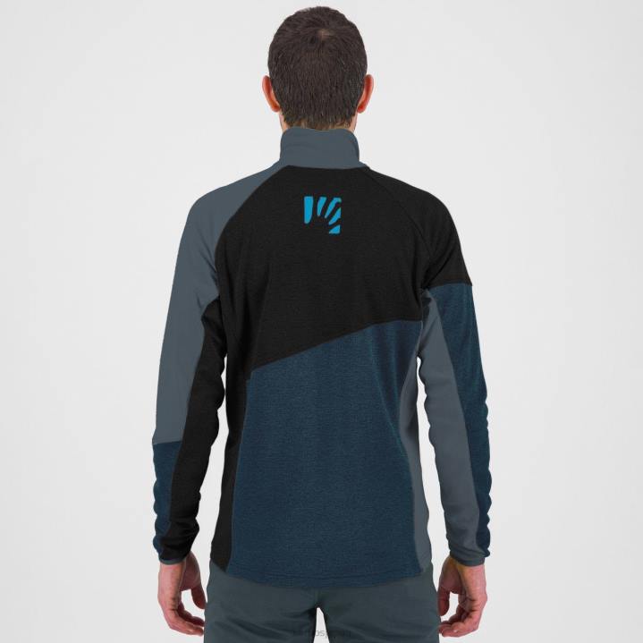 フリース| ミッドナイト/ブラック/ダークスレート Karpos 男性 フェデラ フルジップ フリース F4DL242