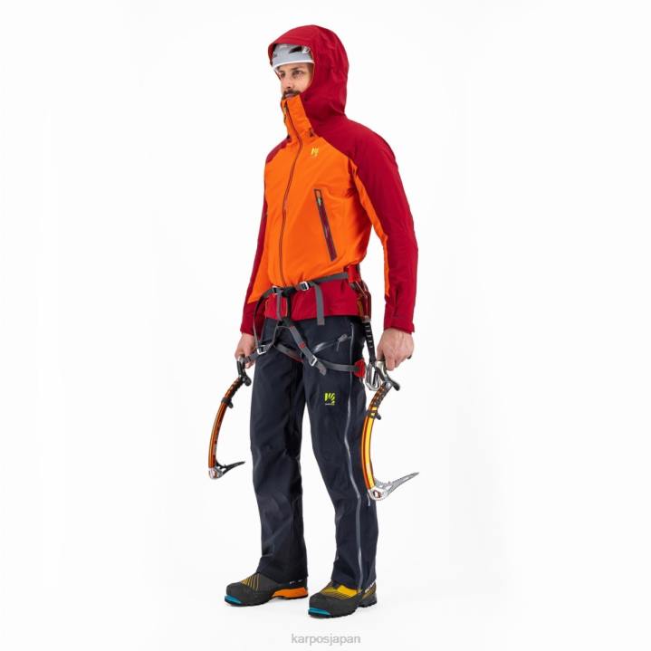 ジャケット| グレナデン/バイクレッド Karpos 男性 ストームエボジャケット F4DL24